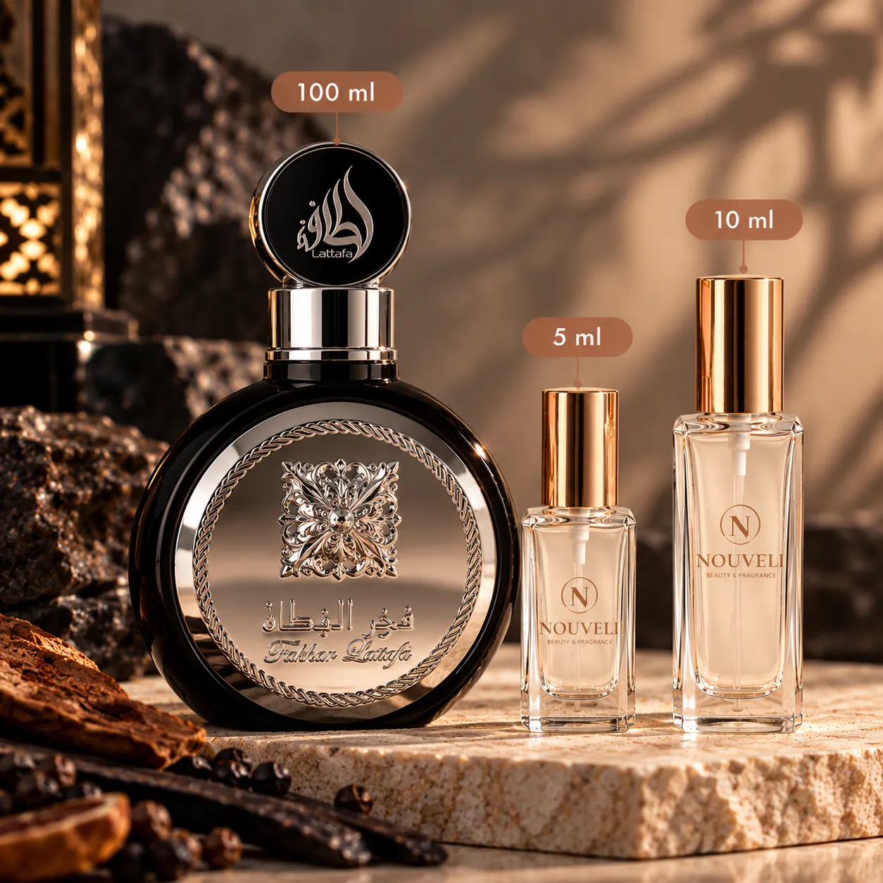 Decant Fakhar Black Lattafa Eau de Parfum – 5ml e 10ml