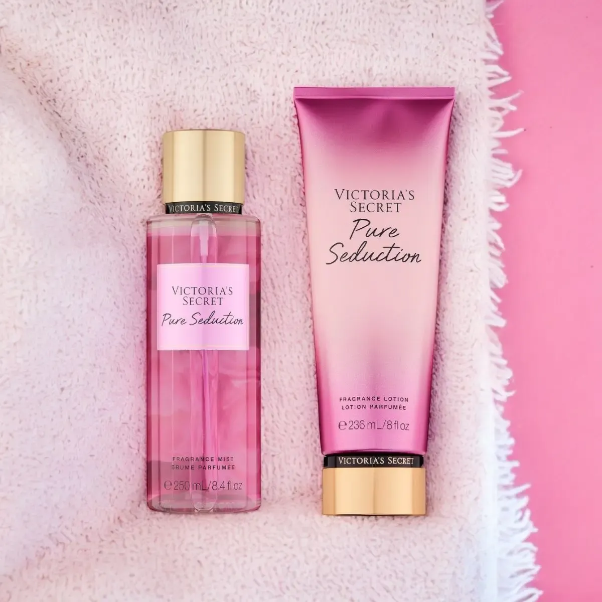 Kit Pure Seduction Body Splash + Creme Hidratante Victoria's Secret